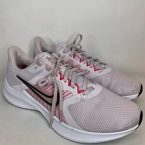 Nike Downshifter 11 Women 11.5 Light Pink Red White Running Athletic‎ Shoes